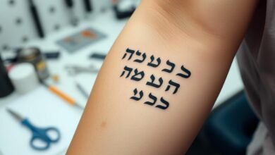 price of a tattoo in hebrew on arm קולין ברייס​